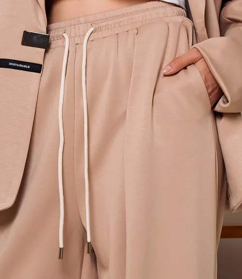 Костюм #КТ1790, бежевый