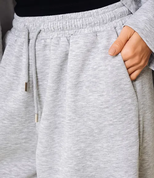 Костюм #КТ1790, серый меланж