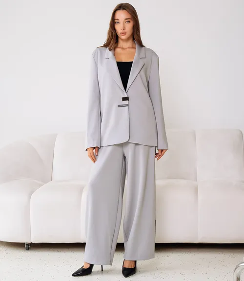 Костюм #КТ1790, серый