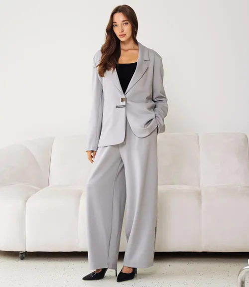 Костюм #КТ1790, серый