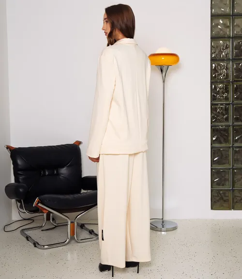 Костюм #КТ1790, кремовый