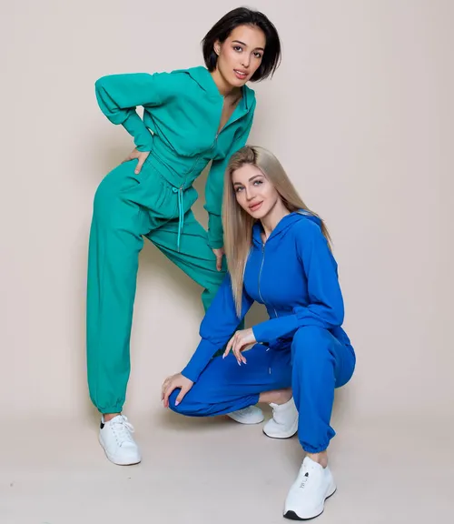 Спортивный костюм #КТ673, синий - фото 1