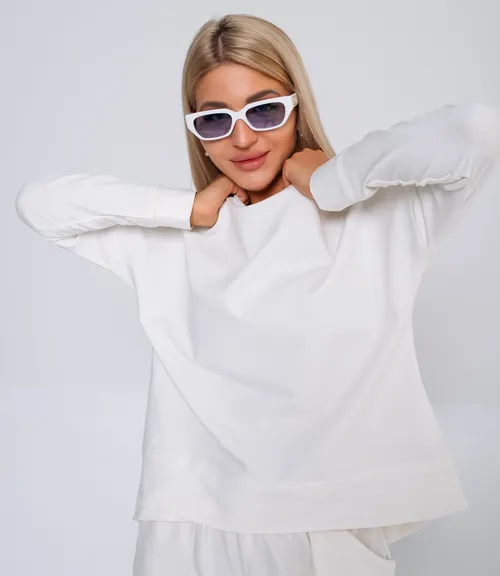 Спортивный костюм #БШ1328, белый
