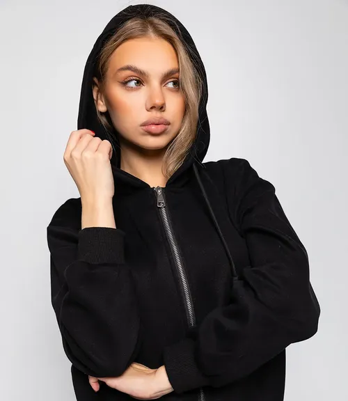 Спортивный костюм #КТ1601, чёрный