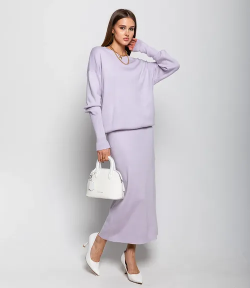 Костюм #КТ22335, светло-сиреневый