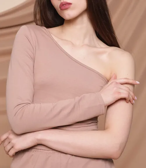Спортивный костюм #БШ1023, бежевый - фото 5