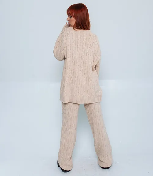 Костюм #КТ36989, бежевый