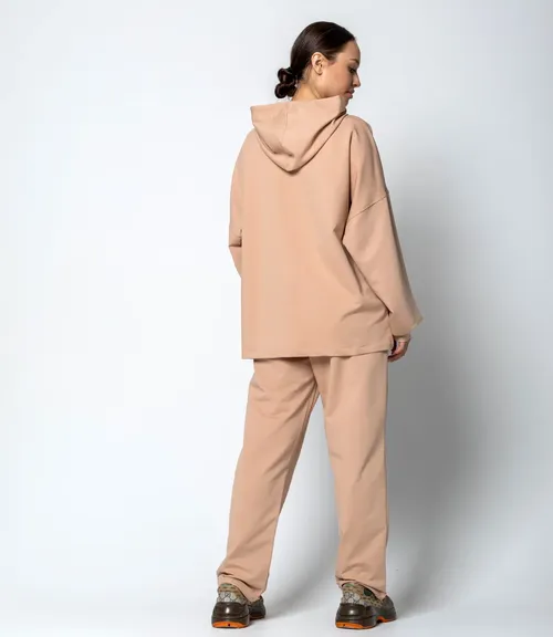 Спортивный костюм #БШ1727, бежевый - фото 4