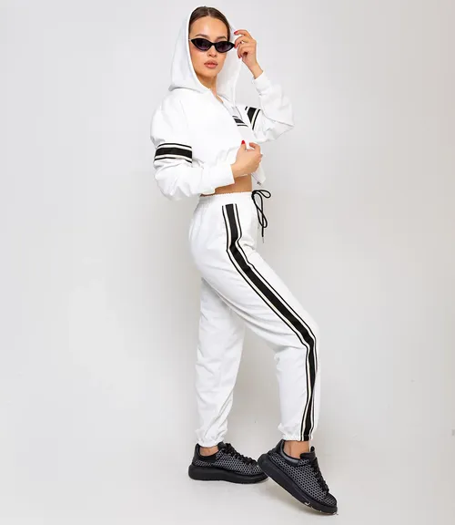 Спортивный костюм #КТ937 (3), белый - фото 3