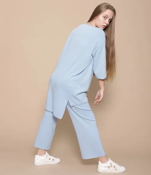 Костюм #3020, голубой - фото 3