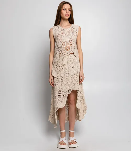 Костюм #КТ6665, бежевый