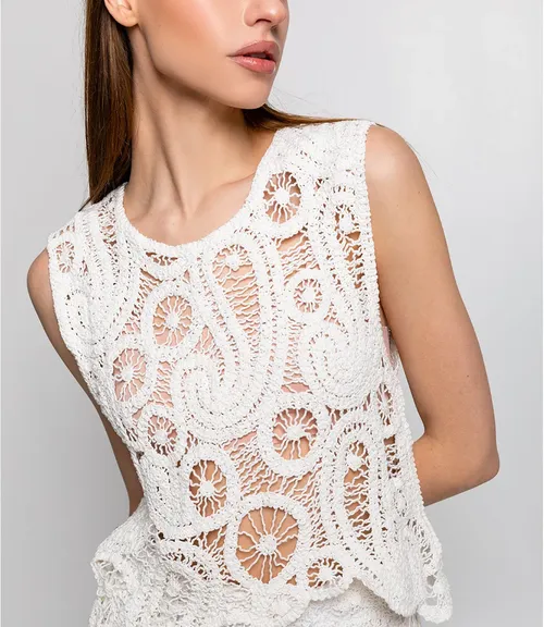 Костюм #КТ6665, белый