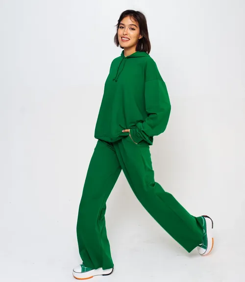 Спортивный костюм #БШ1526, зелёный - фото 4