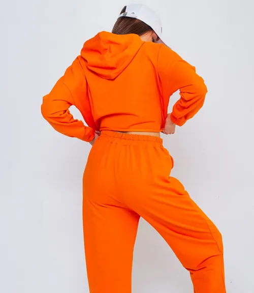Спортивный костюм #БШ1527, оранжевый - фото 3