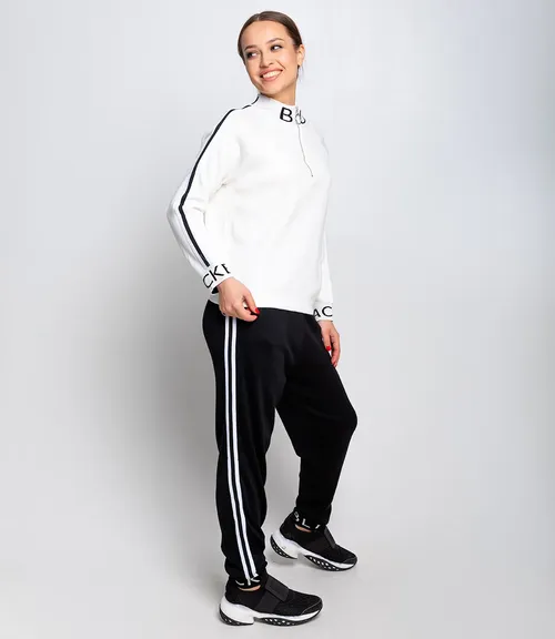 Спортивный костюм #КТ7698, белый