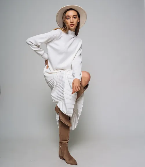 Костюм #КТ8306, белый