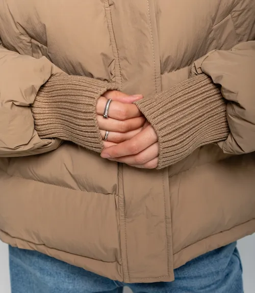 Куртка #КТ8895 (1), бежевый