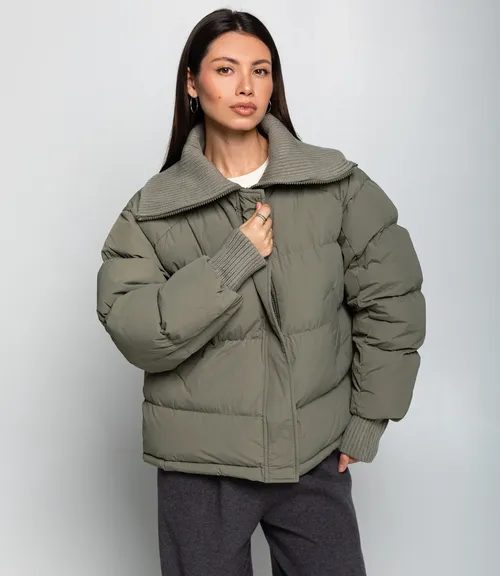 Куртка #КТ8895 (1), серо-зелёный