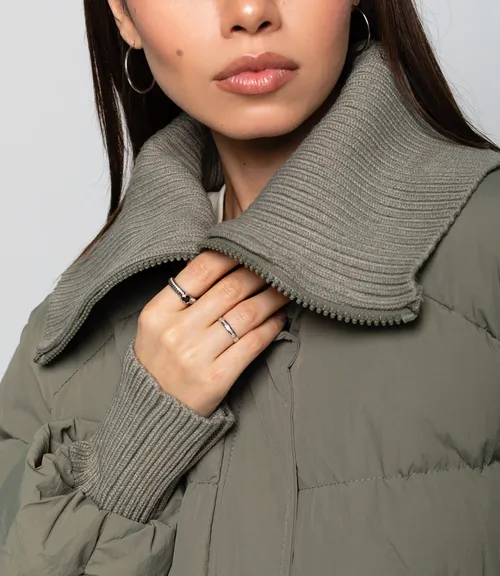 Куртка #КТ8895 (1), серо-зелёный