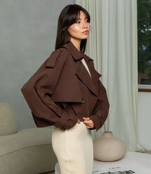 Куртка #КТ6837 (1), шоколадный