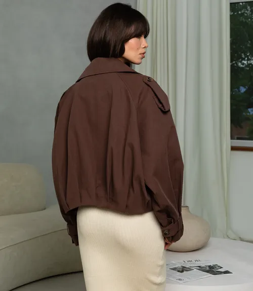 Куртка #КТ6837 (1), шоколадный