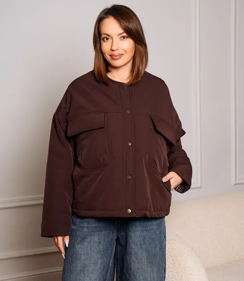 Куртка #КТ66201, шоколадный