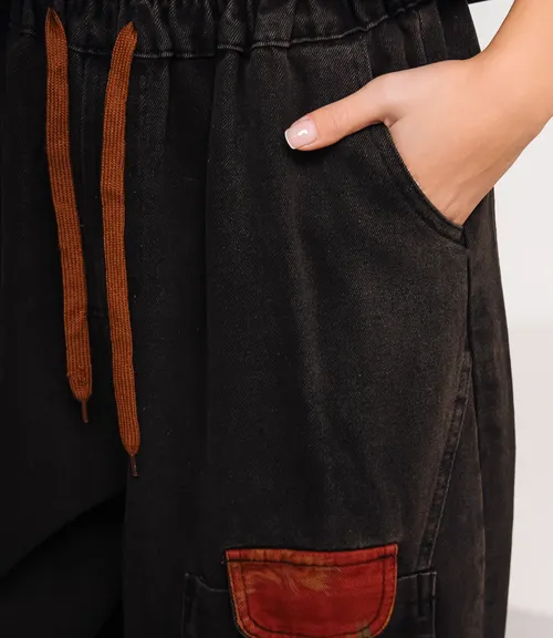 Джинсы #КТ809 (6), чёрный