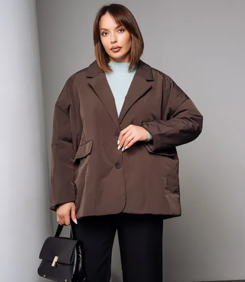 Куртка #КТ2126 (2), тёмно-коричневый