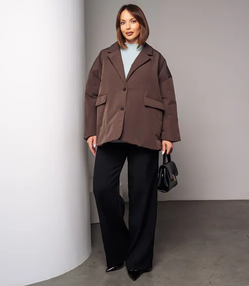 Куртка #КТ2126 (2), тёмно-коричневый