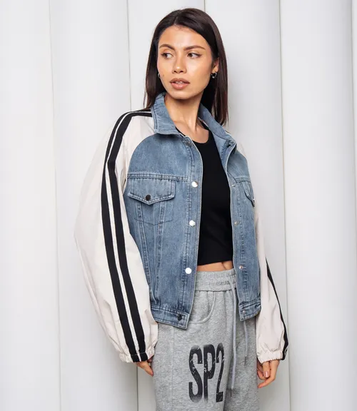 Куртка #КТ612 (5), молочный голубой