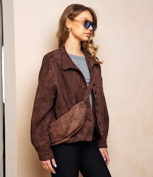 Куртка #КТ66129, шоколадный