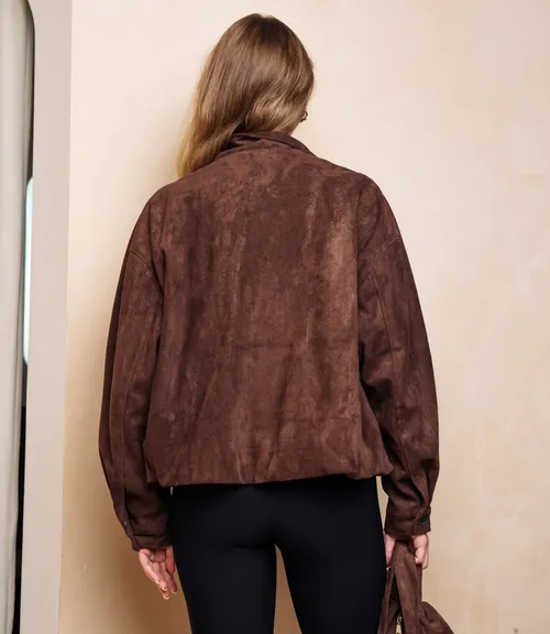 Куртка #КТ66129, шоколадный