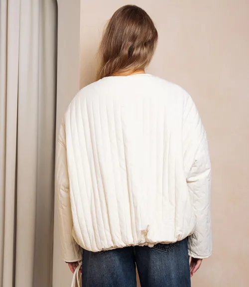 Куртка #КТ66163, кремовый