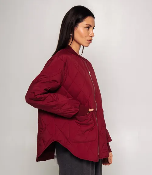 Куртка #КТ733, бордовый