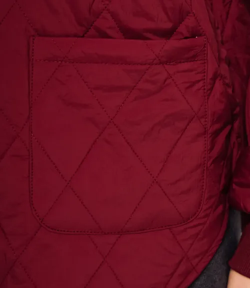 Куртка #КТ733, бордовый