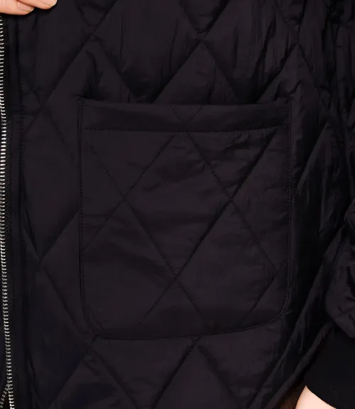 Куртка #КТ733, чёрный