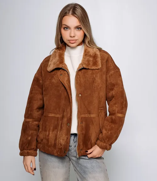 Дублёнка #КТ2232 (3), коричневый