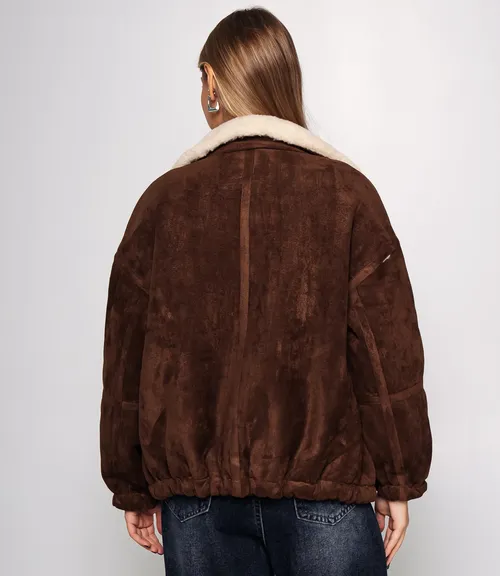 Дублёнка #КТ2232 (3), шоколадный