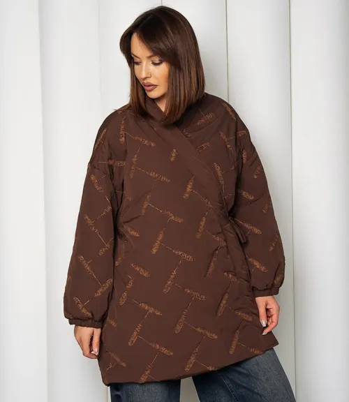 Куртка #КТ095 (1), шоколадный