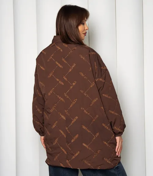 Куртка #КТ095 (1), шоколадный