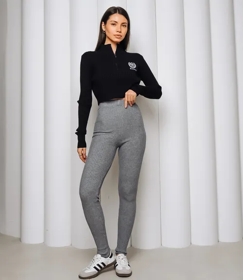 Леггинсы #КТ157 (1), серый