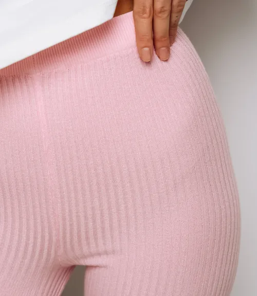 Леггинсы #КТ157 (1), розовый