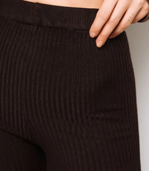 Леггинсы #КТ157 (1), шоколадный