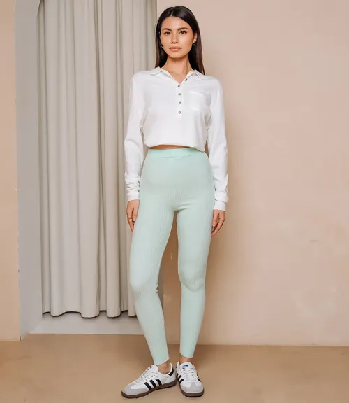 Леггинсы #КТ157 (1), мята