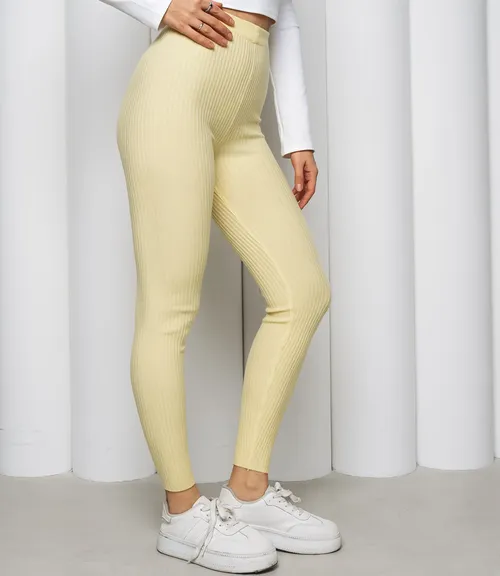 Леггинсы #КТ157 (1), жёлтый