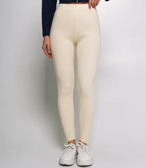 Леггинсы #КТ7002 (1), кремовый