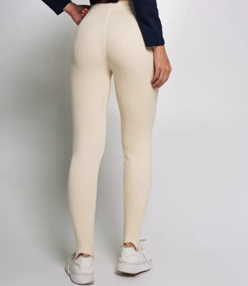Леггинсы #КТ7002 (1), кремовый
