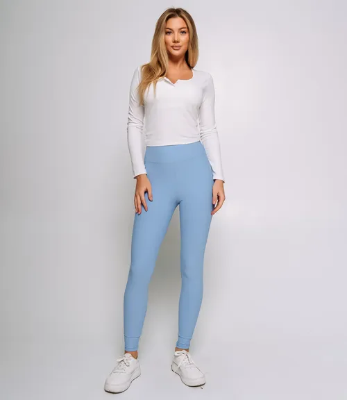 Леггинсы #КТ707 (3), голубой