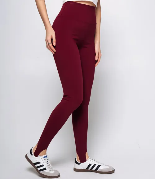 Леггинсы #КТ555 (2), бордовый