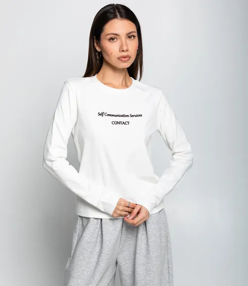 Лонгслив #КТ8923 (3), молочный